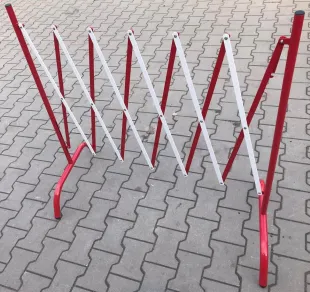 Bariera harmonijkowa nożycowa | zapora drogowa rozsuwana